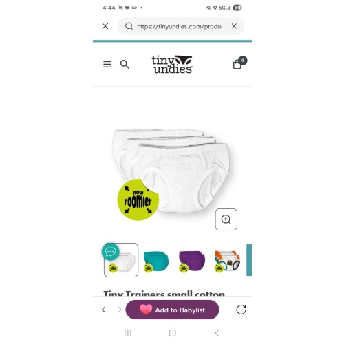 Tiny Trainers small cotton training pants - 3-pack