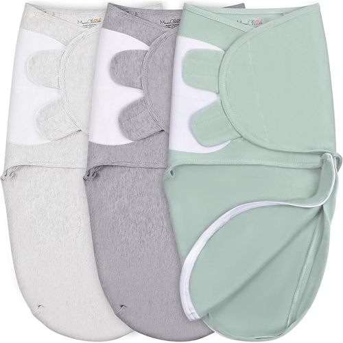 Mama Cheetah Baby Swaddle Blanket with Zipper, Newborn Swaddle Sack, Baby Swaddles Sleep Sack 0-3 Months, Baby Swaddle Wrap for Baby Boy & Girl, 3-Pack