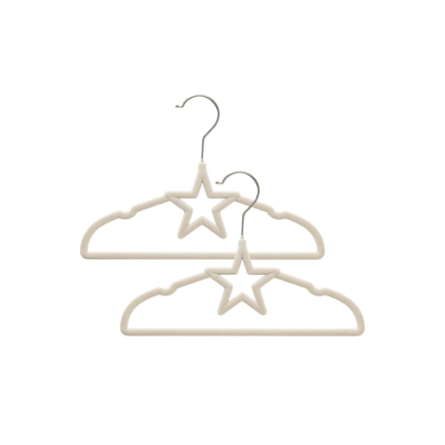 Living Textiles Baby & Nursery Clothes Hangers 10 Pack – Beige