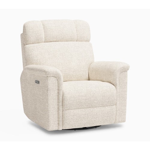 Lullaby Deluxe Recliner, Performance Weave, Eco Oatmeal