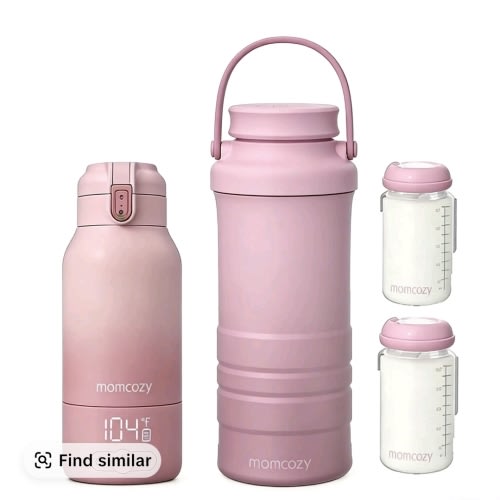 Momcozy 22oz Portable Breast Milk Cooler for Outdoor Pink & Momcozy Portable Milk Warmer for Travel Pink - TikTok Shop