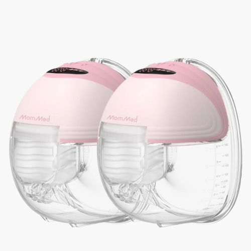 S21 Double Wearable Breast Pump-Aurora Pink