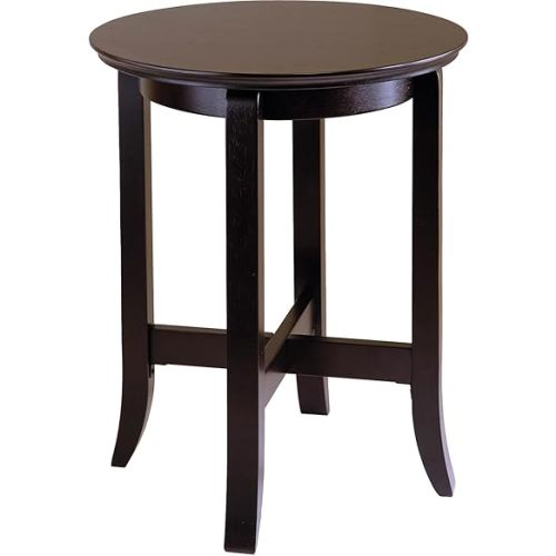 Winsome Toby Occasional Table, 18 inches, Dark Espresso