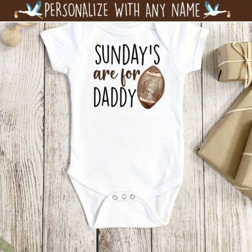 Football Onesie® Football Baby Gift Personalized Football - Etsy