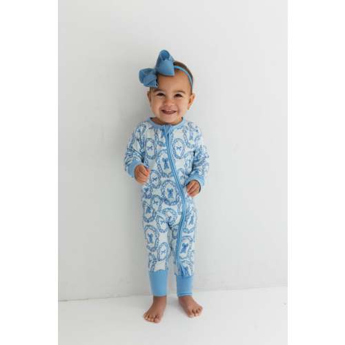 Julia Bow Zipper Romper