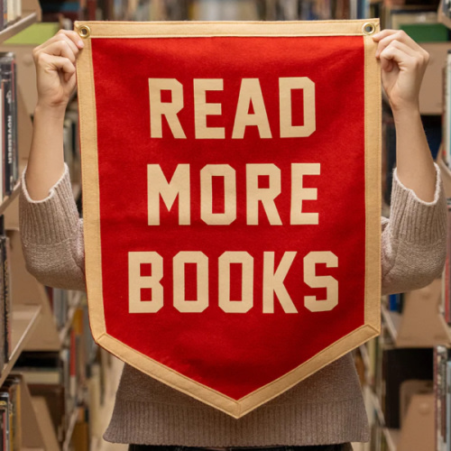 Read More Books Camp Flag | Oxford Pennant