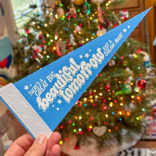 NEW! Carousel of Progress Mini Felt Pennant - Magic Kingdom Disney