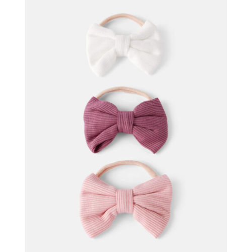 Baby Girl 3-Pack Bow Headwraps - Carter's | Carter's