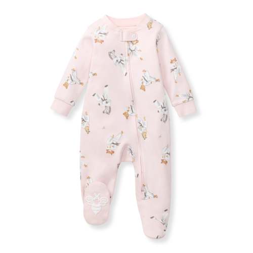 Karate Creatures Organic Cotton Sleep & Play - Chalky Pink – Burt's Bees Baby