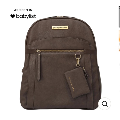 2-in-1 Provisions Breast Pump & Diaper Bag Backpack in Saddle