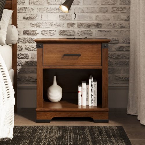Redmond Nightstand, Coach Cherry | Kids Nightstands | Child Craft