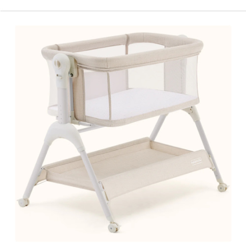 HARPPA Cuddly Sway | 3-in-1 Rocking Baby Bassinet & Bedside Sleeper with Anti-Reflux Mattress for Newborns | Attaches to Bed, Adjustable Height, Tool-Free Setup, Portable Wheels, CPSC Certified, Gentle Rocking Motion | Ideal for Infants, Safe Co-Sleeping