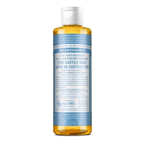 Dr. Bronner's Organic Pure Castile Liquid Soap Baby Unscented