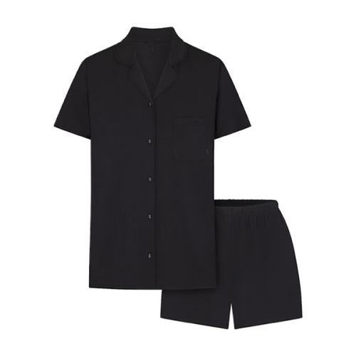 Short Sleeve Button Up Set for Hospital | Onyx, Large