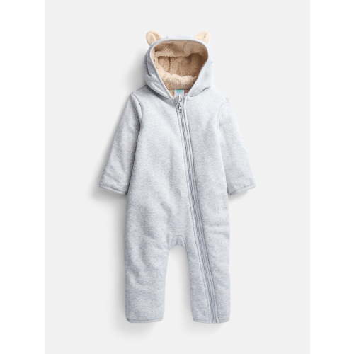 Wonder Nation Baby Fleece- Lined Pram, Size 0/3M -6/9M