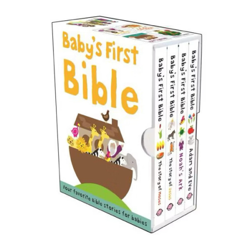 Baby's First Bible Boxed Set: The Story of Moses, The Story of Jesus, Noah's Ark, and Adam and Eve (Bible Stories)