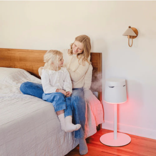 Carepod One Plus with Stand - Stainless Steel Humidifier with Mood Light