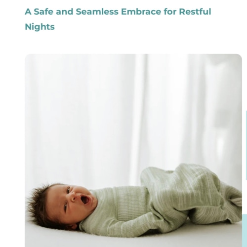 Bamboo Blend Mint Swaddle Sleep Sack – Swaddelini