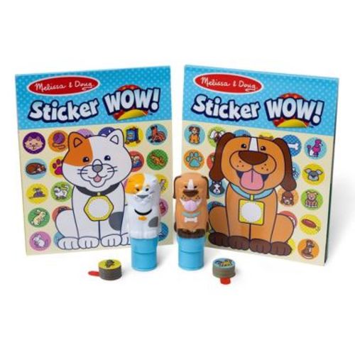 Melissa & Doug Sticker WOW! Pets (Dog and Cat) VALUE PACK Arts and Crafts Collectibles – 600 Animal Stickers, 25 Sheets