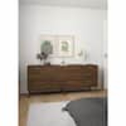 Tvilum Tone Mocha Oak 8 Drawer 77.05 in. W Double Dresser 68350nxnx
