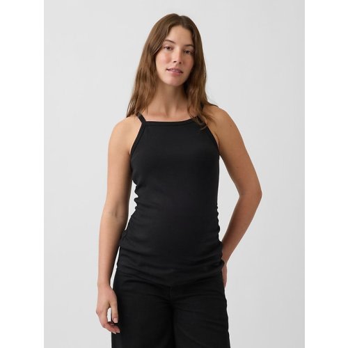 Maternity Modern Apron-Neck Tank Top