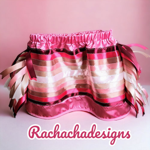 Native American Cherry Blossom Girls Ribbon Skirt Girls Pink Ribbon Skirt Child Pink Ribbon Skirt