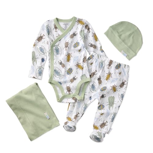 Butterblu Baby Take Me Home 4-piece Baby Gift Set Organic Cotton Layette Clothing in Box for Boys & Girls
