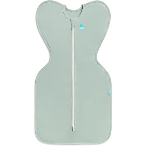 Love to Dream Swaddle Up, Baby Sleep Sack, Self-Soothing Swaddles for Newborns, Get Longer Sleep, Snug Fit Helps Calm Startle Reflex, Lite 0.2 Tog, 13-19 lbs, Olive