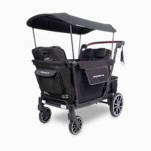 WonderFold Wagon L4 Porsche Quad Stroller Wagon (Non-Electric) - Black