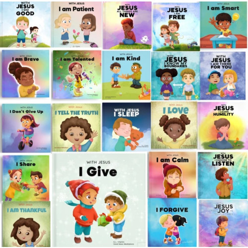 With Jesus Series - 22-Book Bundle - Faith based books for kids – GNM Christian Books For Kids
