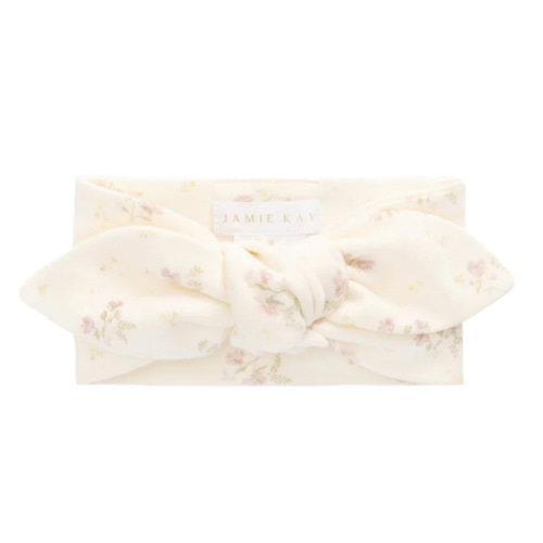 Organic Cotton Headband - Thelma Parchment – Jamie Kay USA