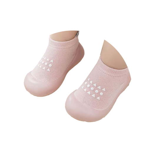 HUANBAI Baby Sock Shoes Baby Walking Shoes Non Breathable Slippers With Soft Rubber Sole Baby Boys Girls Sneakers 13-18 Months