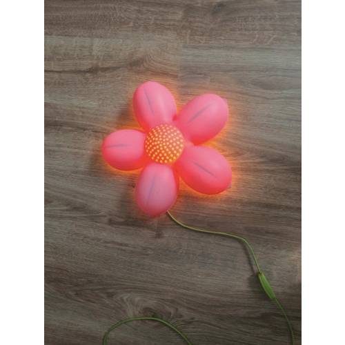 IKEA Smila Blomma Pink Flower Wall Lamp, Kids Wall Lamp, Scandinavian Lamp, IKEA design Anna Efverlund, Smiling Flower Children Wall Lamp