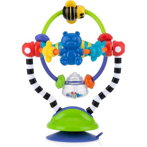 Nuby Silly Spinwheel Toy with Suction Base - Interactive High Chair Toy for Babies and Toddlers - 6+ Months