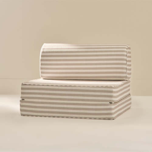 Coconut & Stone Striped Modular Sofa | Bennett | House of Noa