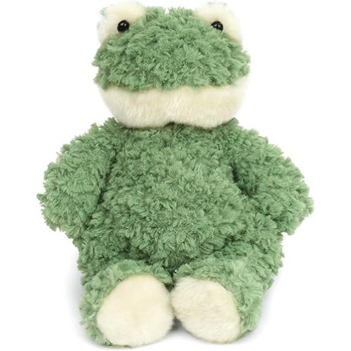MON AMI Frankie The Frog 12-Inch Stuffed Animal for Boys & Girls | Soft Green Frog Plush Toy | Woodland Playtime Companion | Nursery Décor | Gift for All Ages