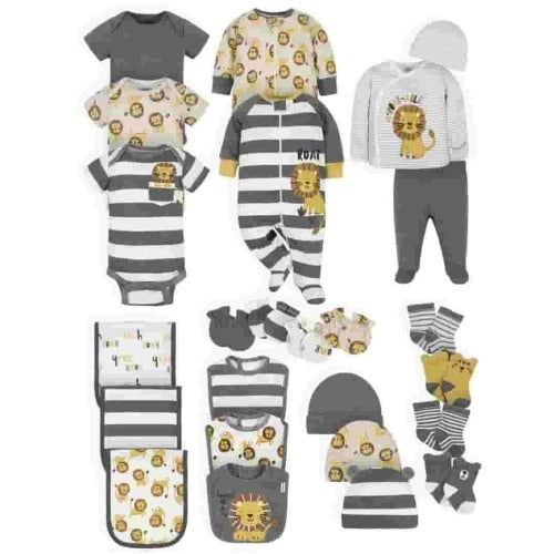 Gerber Baby Boy Shower Gift Set, 25-Piece (Newborn-0/3M)