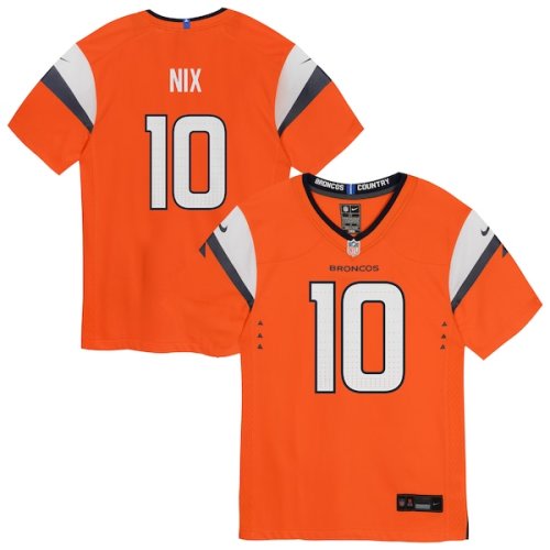 Bo Nix Denver Broncos Nike Infant Team  Player Game Jersey - Orange