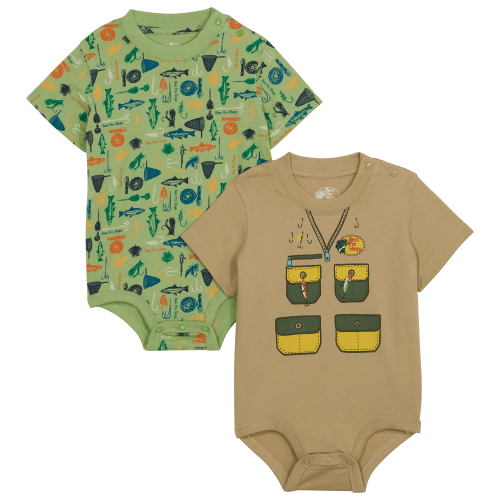 Bass Pro Shops Fishing Bodysuit 2-Piece Set for Babies | Bass Pro Shops