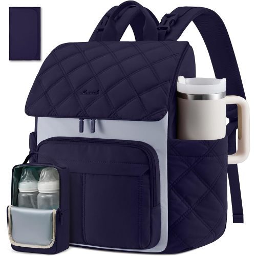 LOVEVOOK Diaper Bag Backpack With Large Capacity Cup Pocket