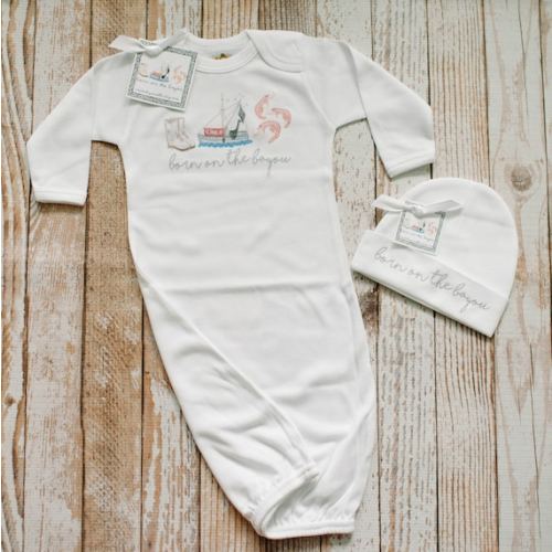 Born on the Bayou Bodysuit Gown Bib Blanket Cap or T-shirt - Etsy