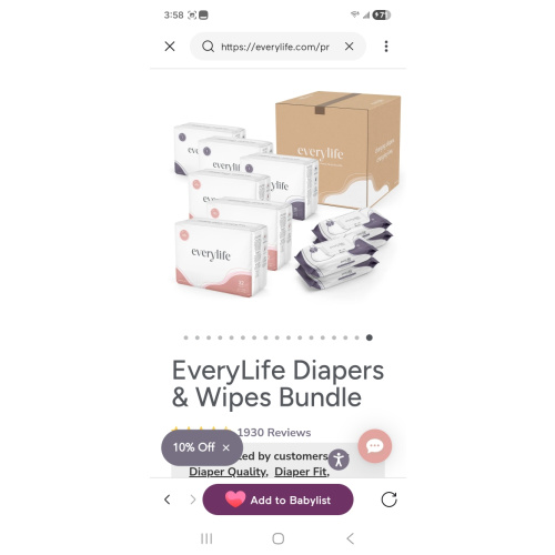 Diaper & Wipes Bundle | Best Diaper Subscription for Babies – EveryLife