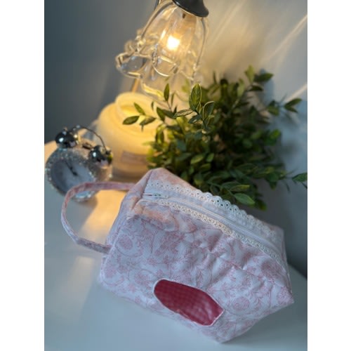 Handmade Cotton Diaper Pouch, Portable Baby Essentials Bag, Baby Shower Gift, Nappy Organizer, Travel Wipe Case, Diaper Clutch