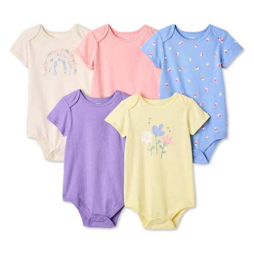 George Baby Girls' Bodysuit 5-Pack - Walmart.ca
