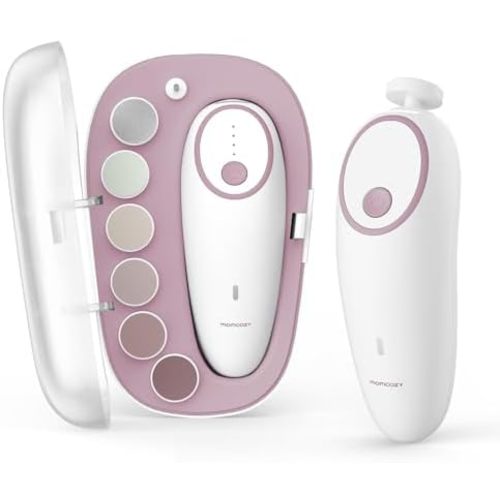Momcozy Baby Nail File Electric, Gentle Baby Nail Trimmer with Night Light