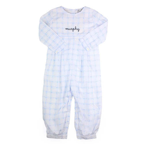 Bella Bean | Blue Checkered Romper – The Bella Bean