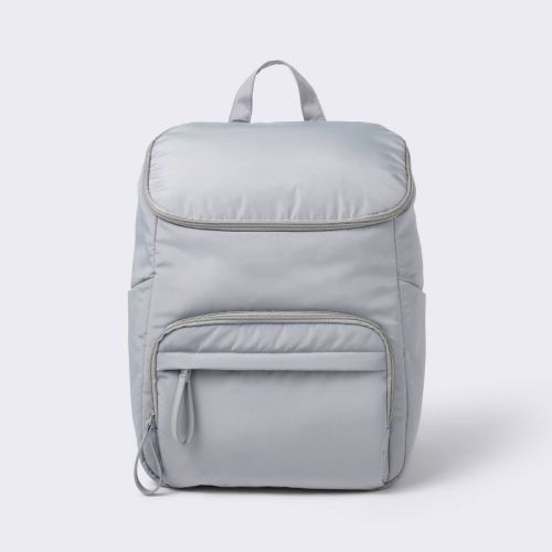 Open-Top Diaper Backpack - Gray - Cloud Island™