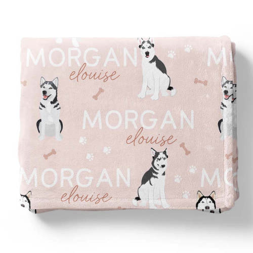 Personalized Kids Blankets | Dog Breeds