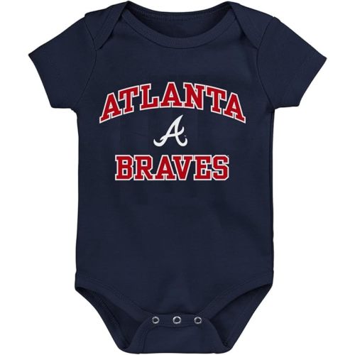 Outerstuff MLB Officially Licensed 0-24 Months City Headline Arch Logo Creeper Bodysuit Romper