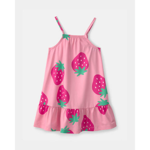 Toddler Girl Strawberry Swim Dress Coverup - Pink | Carter's